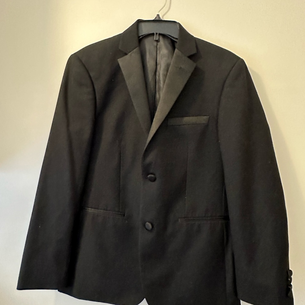 Black tuxedo jacket